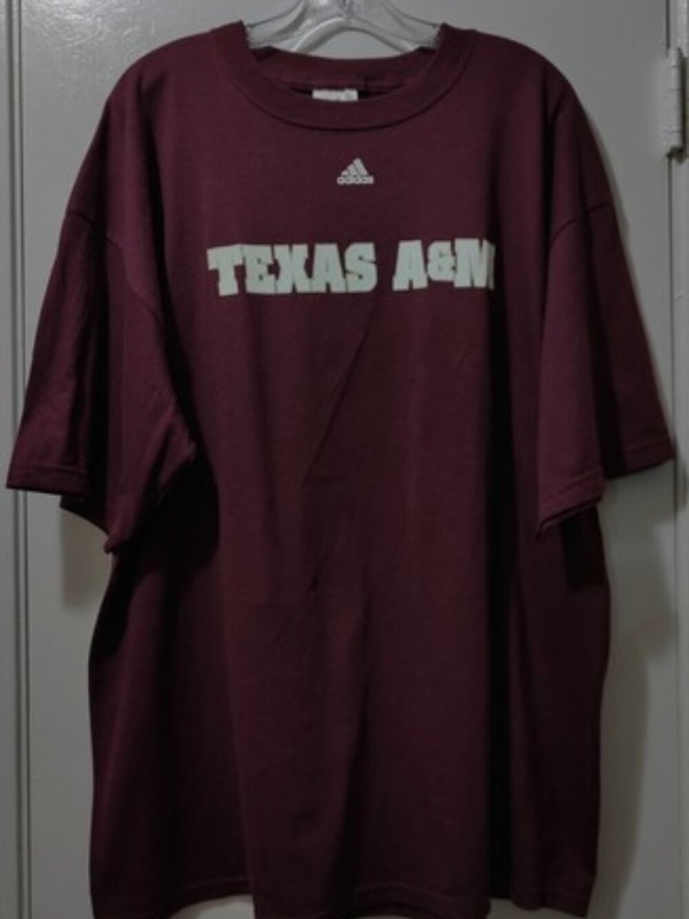 Adidas Men's Maroon Texas A&M T-shirt Size XL